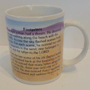 Footprints in the Sand Coffee Mug
